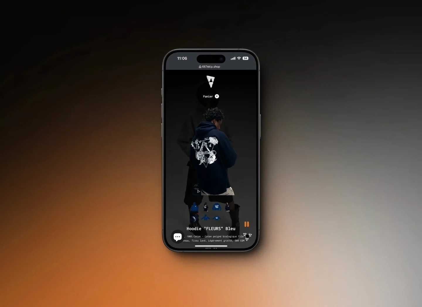 667 EKIP product page on mobile