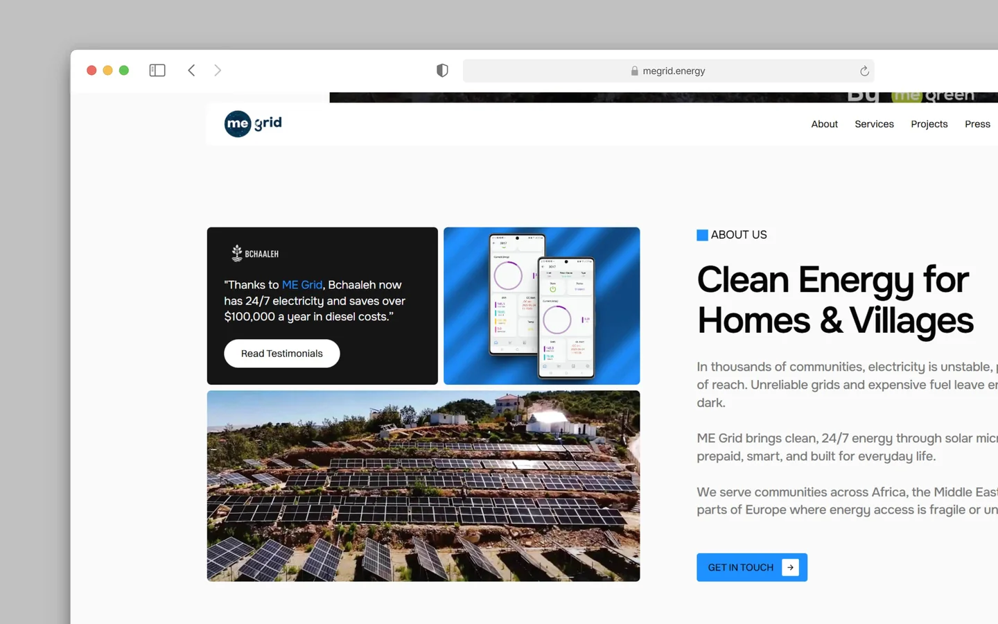 ME Grid solar energy solutions